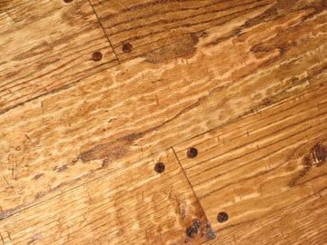 FloorPartners Handscraped wood floor