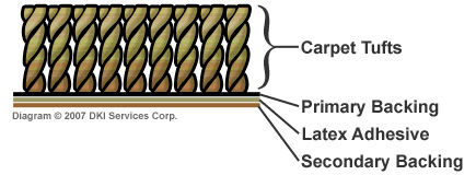 FloorPartners carpet sideview cutaway