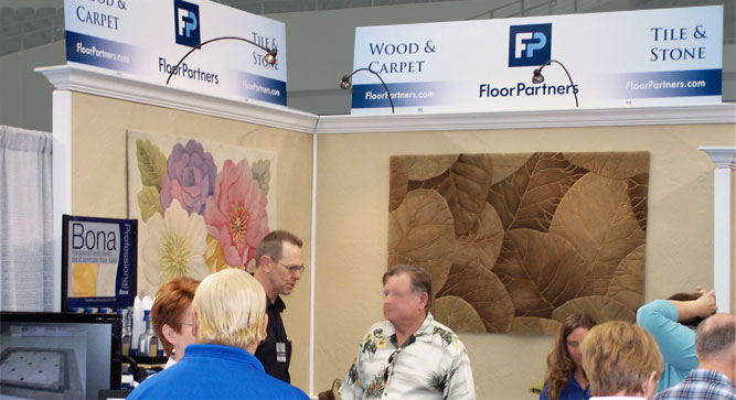 FloorPartners tradeshow booth