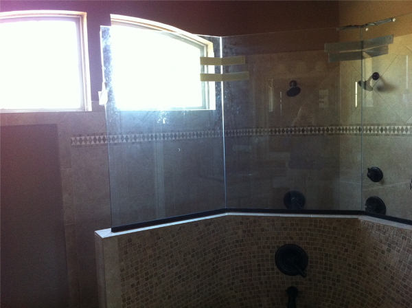 Corner Shower example.